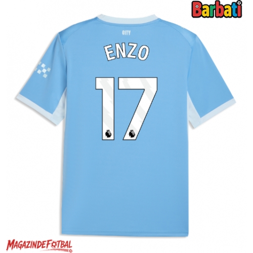 Manchester City Enzo Fernandez #17 Tricou Fotbal Replică 2026-27 Barbati Acasa Manchester City Enzo Fernandez #17 Tricou Fotbal Replică 2026-27 Barbati Acasa